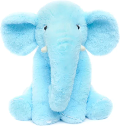 Miniatura 11 de WEIGEDU Elefante de peluche gris de 13" - Juguete de felpa para niños, niñas, bebés, para regalo de baby shower, para dormir, para cumpleaños