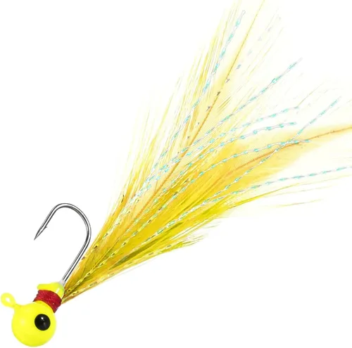 Dr.Fish Paquete de 10 anzuelos de marabú para pesca de agua dulce, anzuelos de pesca para lubina, trucha, lucioperca, bola redonda, señuelo Bluegill
