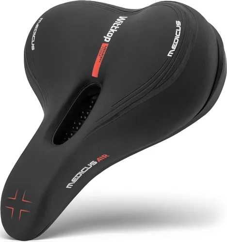 Wittkop Asiento de bicicleta I para hombres y mujeres, impermeable, con innovador asiento de bicicleta de 5 zonas Concept I para BMX, MTB y carretera