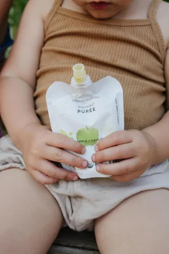 Miniatura 6 de White Leaf Provisions Purés Orgánicos / Bolsas de Comida para Bebés - Frutas, Verduras y Cereales, Snack para Niños, Cultivado de Manera
