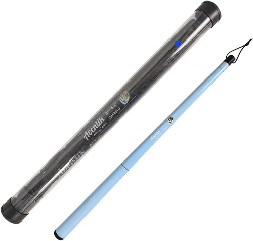 Miniatura 8 de Aventik FreshStart Tenkara Rod de 7 pies/8 pies, Kit Completo de Caña Tenkara para Principiantes, Fibra de Carbono 24T, Fácil de Lanzar, Flexible