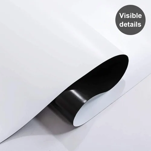 Miniatura 6 de ZHIDIAN Papel de contacto magnético para pizarra blanca para pared, 94 x 48 pulgadas, adhesivo magnético de borrado en seco con respaldo no adhesivo