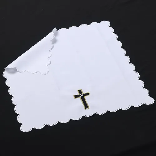 Miniatura 3 de BLESSUME Iglesia Altar Cabo Cuadrado Cáliz Altar Paño (A)