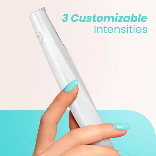 Miniatura 3 de Herramienta de dermaplaning Sonic para la cara, afeitadora Dermaplane recargable con 6 dermablades de recambio, pelo facial y removedor de pelusa