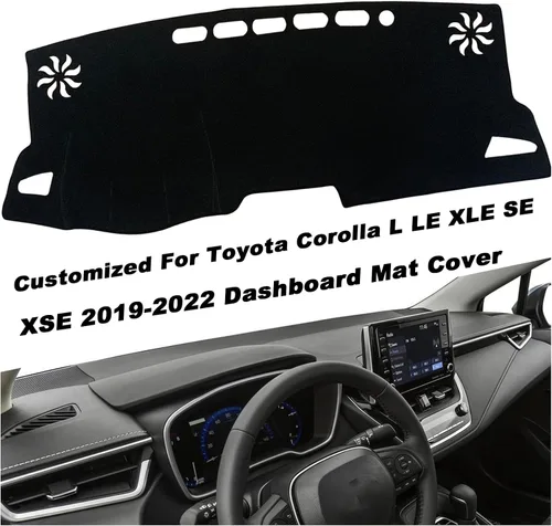 Miniatura 3 de Funda para tablero de tablero para Corolla Sedan 2022, accesorios de tablero de consola central interior personalizada compatible con Toyota Corolla