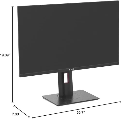 Miniatura 9 de KTC Monitor de juegos de 27 pulgadas 1440p 170Hz, 2K QHD 1ms GTG Fast IPS, HDR, HDMI/USB C/DP, FreeSync y G-Sync, ajustable en giro, inclinación