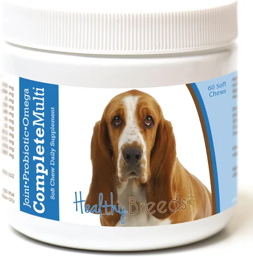Miniatura 340 de Healthy Breeds Pug todo en uno multivitamínico suave masticable 60