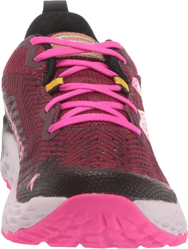 Miniatura 2 de New Balance Fresh Foam Hierro V6 Tenis de correr para mujer, GranateRosa Glo