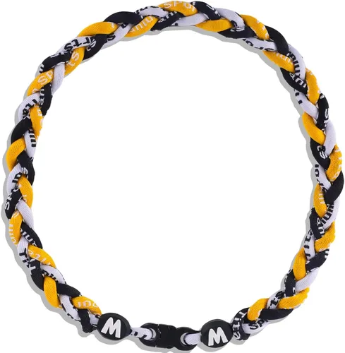 Miniatura 13 de Willtok Collar de béisbol prémium de 18 pulgadas con cuerda trenzada de nailon con diseño Tornado