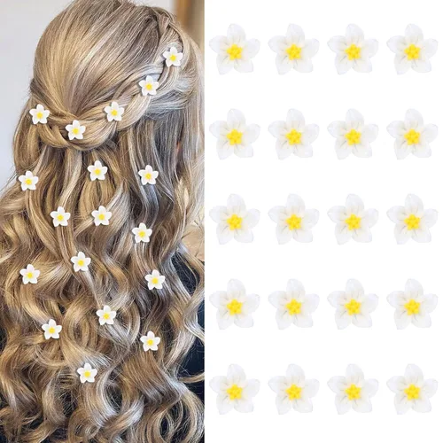 Miniatura 11 de YISSION Mini pinzas para el pelo de flores, horquillas y pasadores para niñas, mujeres