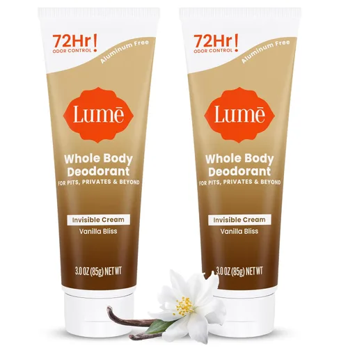 Miniatura 22 de Lume Desodorante para todo el cuerpo - Tubo de crema invisible - Control de olor durante 72 horas - Sin aluminio, sin bicarbonato de sodio, seguro