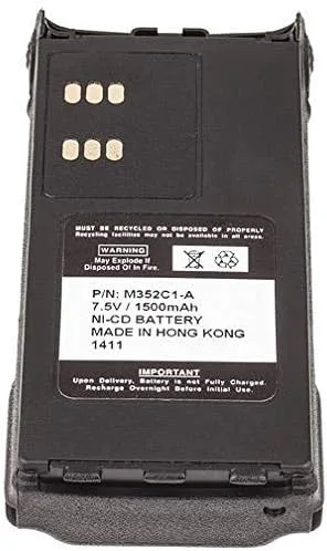 Miniatura 3 de Cut-Rate Batteries Batería para radio Motorola XTS 2500 - 7.2V 1500 mAH Ni-CD