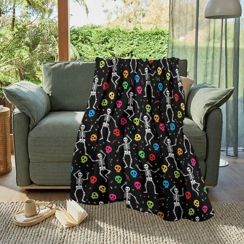Miniatura 6 de Unqiue - Mantas mullidas para adolescentes, niños y niñas, manta cómoda para cama, sofá, compatible con atrapasueños de búho, arcoíris, mantas