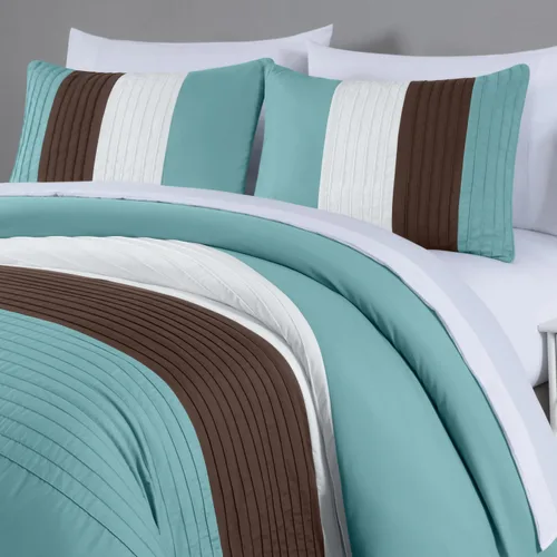 Miniatura 6 de Chezmoi Collection Briar Juego de 7 Piezas Queen Bed in a Bag - Juego de Edredón de Microfibra Ligera para Todas las Estaciones - Incluye Sábanas