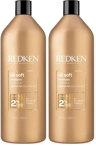 Miniatura 11 de Redken All Soft Shampoo - Moisturizes & Hydrates Dry Hair, Softens & Adds Shine, With Argan Oil, Safe For Color-Treated Hair