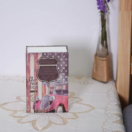 Miniatura 6 de Sonew Caja de libro secreta - Caja de efectivo oculta con bloqueo de contraseña, caja portátil para almacenar dinero, joyas, libro y pasaporte. ()