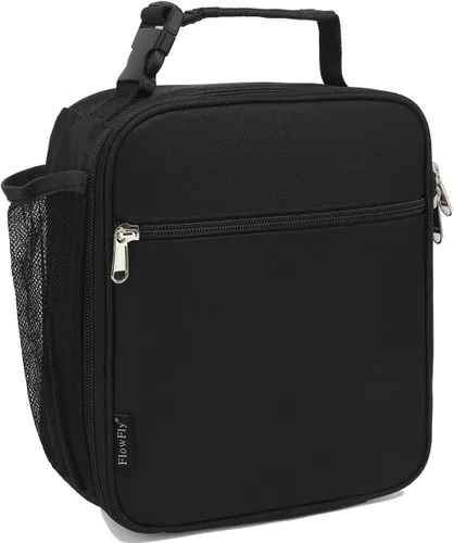 Miniatura 26 de FlowFly Lonchera para niños, bolsa suave aislada, mini hielera para el regreso a clases, kit de bolsa térmica para comidas, para niñas, niños, robot