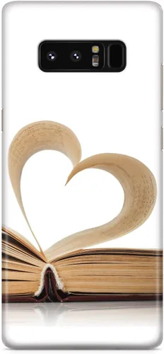 Miniatura 20 de Inspired Cases - Compatible con iPhone XR - Funda protectora con textura 3D para Apple iPhone XR - Página de corazón - Amante de los libros