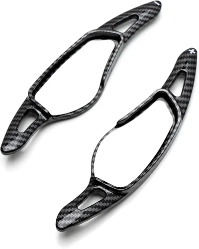 Miniatura 7 de iJDMTOY Extensiones de paleta grandes de fibra de carbono de tejido de sarga compatibles con BMW 3 4 5 7 Series X3 X4 X5 X6 (Gxx Chassis), Toyota