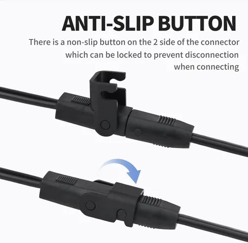 Miniatura 2 de Extensión de 6.6 pies de 2 pines para sofá reclinable de salida de CC Cable de alimentación para Hmleaf OKIN LA-z-boy silla elevadora reclinable