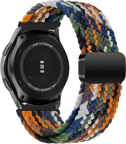 Miniatura 10 de Correa de nailon compatible con Samsung Galaxy Watch 7/6/5/4/FE 1.732 in 1.575 in/Galaxy Watch 5 Pro 1.772 in/Watch 4/6 Classic 1.850 in 1.811 in