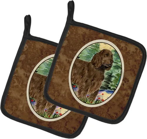 Miniatura 116 de Caroline's Treasures SS8617PTHD - Juego de soportes para ollas de cocina resistentes al calor, almohadillas calientes para horno para cocinar, Husky