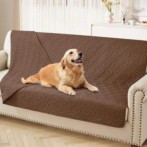 Miniatura 27 de hyha Manta impermeable para perro, manta suave para cama de perro, manta para mascotas, funda de sofá impermeable lavable para perros, fundas Gris