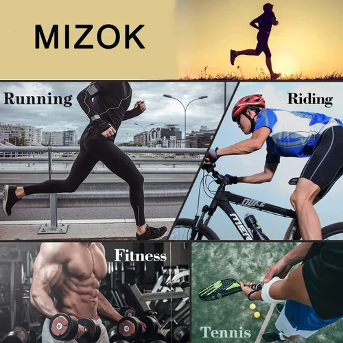 Miniatura 7 de MIZOK Pantalones cortos de entrenamiento de malla de secado rápido para hombre