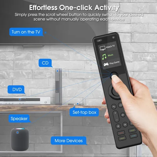 Miniatura 4 de SofaBaton X1S - Mando a distancia universal con concentrador y aplicación, control remoto universal inteligente todo en uno con actividades
