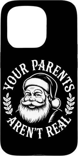 Miniatura 14 de Your Parents Aren’t Real Santa Humor Holiday Festive Cartoon Case for iPhone XR