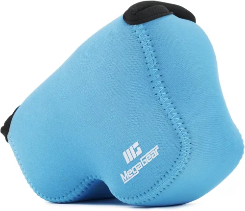 Miniatura 2 de MegaGear Nikon Coolpix L840 - Funda de neopreno para cámara, con mosquetón, color azul
