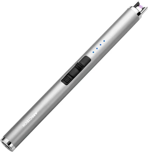 ARECTECH Encendedor eléctrico recargable de plasma de arco, resistente al viento, para velas, Navidad, cocina, regalo de cumpleaños para mamá, Tono