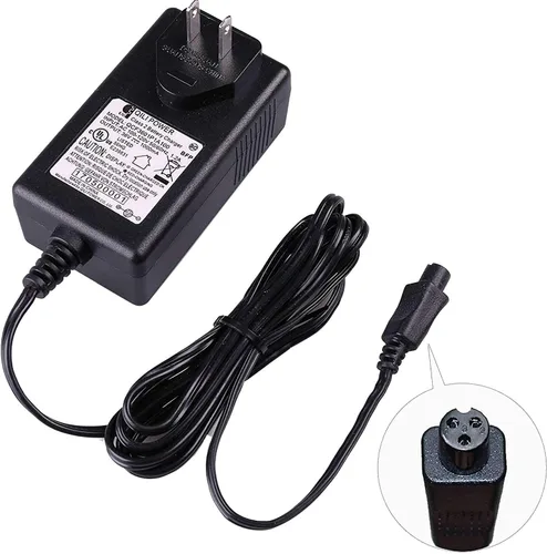 Cargador de batería de 36 V 1 A para maquinilla de afeitar – Cargador de repuesto universal de 42 V 1000 mA – Mini conector de 3 clavijas – No para