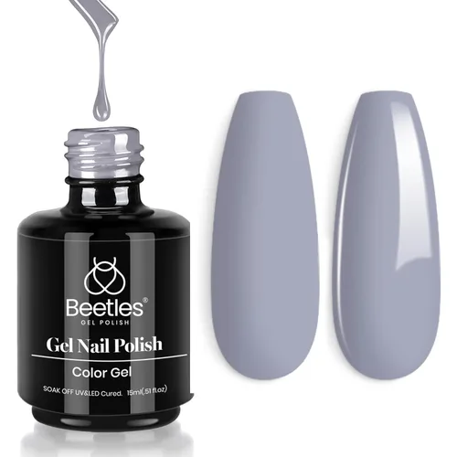 Miniatura 97 de Beetles - Esmalte de uñas de gel verde luminoso que brilla en la oscuridad, esmalte de uñas de gel que se absorbe con lámpara LED UV, arte de uñas
