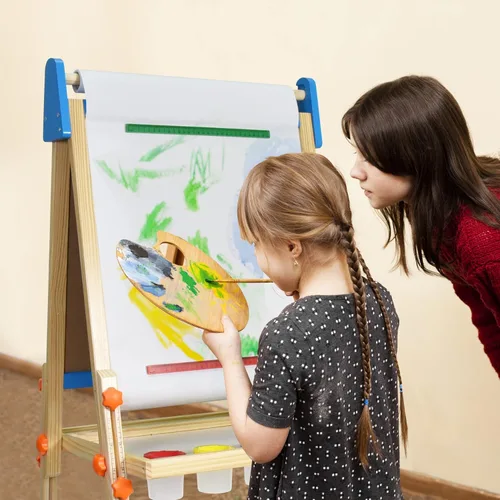Miniatura 8 de Joyooss Rollo de papel de caballete, rollo de papel artístico de dibujo para niños de 15 x 984 pulgadas (82 pies), paquete de 3 rollos de papel