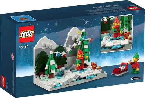 Miniatura 2 de LEGO: Escena de los elfos de invierno (40564, 372 piezas)