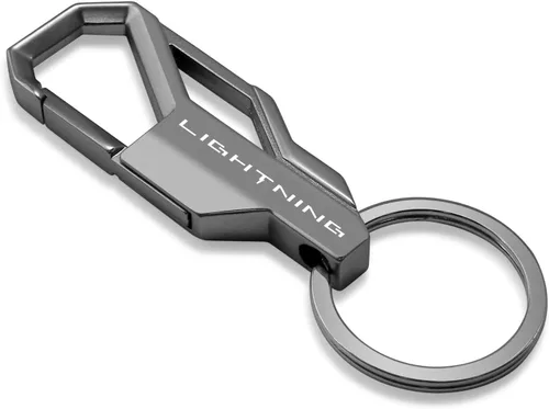 Miniatura 2 de iPick Image for Ford F-150 Lightning Snap Hook Metal Key Chain