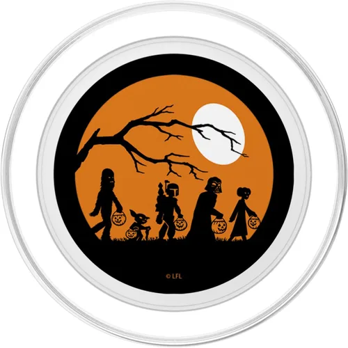 Miniatura 2 de Star Wars Personajes Truco o trato de Halloween PopSockets MagSafe PopGrip para iPhone