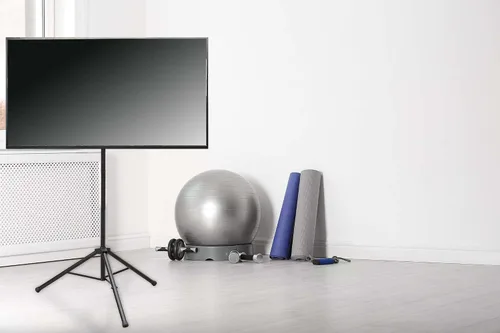 Miniatura 9 de VIVO Soporte de piso para pantalla plana LCD LED de 37 a 75 pulgadas, soporte de TV portátil con altura ajustable, negro, STAND-TV75T
