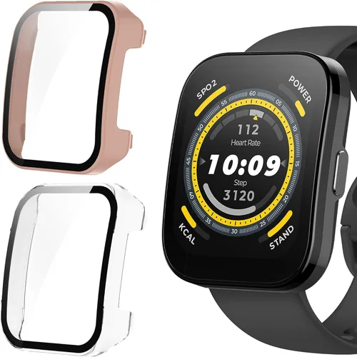 Miniatura 9 de Funda compatible con Amazfit Bip 5, Lamshaw Hard PC Case con protector de pantalla compatible con Amazfit Bip 5 Smart Watch