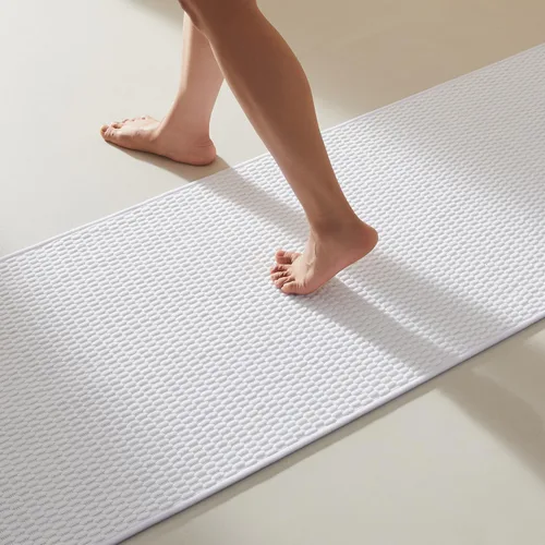 Miniatura 42 de TYUU Alfombras de Baño Antideslizantes Lavables, Tapete de Baño Súper Absorbente Delgado de Pila Baja para Secar Rápido, Alfombra de Baño Pequeña