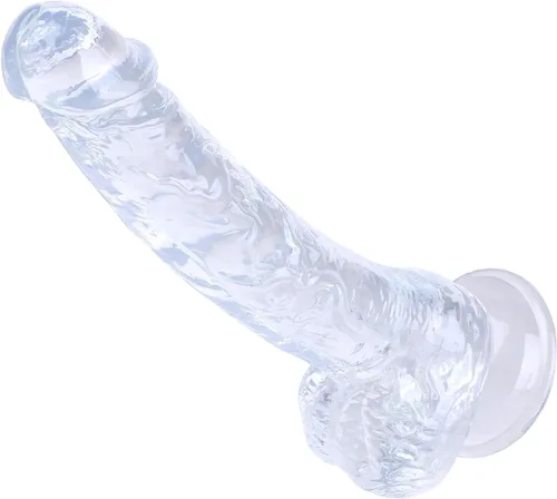 Miniatura 6 de Consolador de silicona con ventosa de 7 pulgadas, consoladores suaves y realistas anales, material seguro para el cuerpo, pene curvo realista