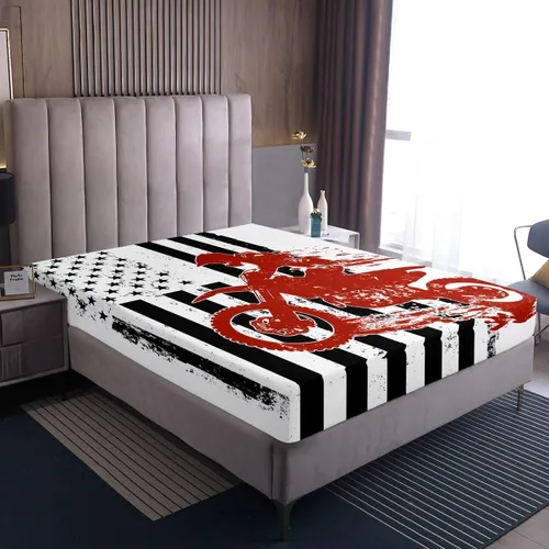 Miniatura 35 de Erosebridal Juego de sábanas 3D de mundo submarino con diseño de peces de playa, azul mar, tamaño individual, sábana bajera ajustable con diseño