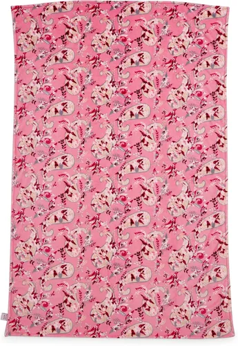 Miniatura 2 de Vera Bradley Manta de felpa de forro polar Botánico Paisley Rosa