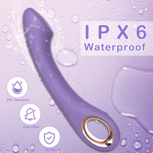 Miniatura 9 de FBAUMSX Vibrador de punto G - Juguetes sexuales - Vibrador curvo ergonómico para clítoris, punto G y estimulador anal, juguetes para adultos con 10
