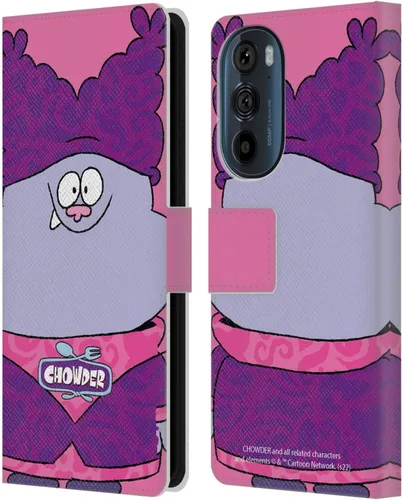 Miniatura 8 de Head Case Designs Officially Licensed Chowder: Animated Series Character Art Graphics Leather Book Wallet Case Cover Compatible with Motorola Edge 30