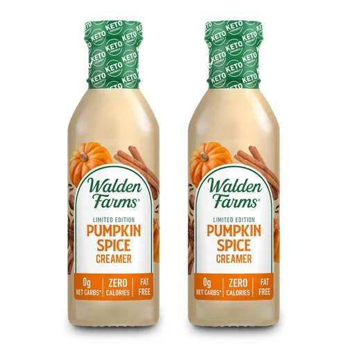 Miniatura 22 de Walden Farms Original Coffee Creamer – Cero calorías, sin grasa, sin azúcar, baja en carbohidratos, apta para dieta cetogénica, sin lácteos, vegana