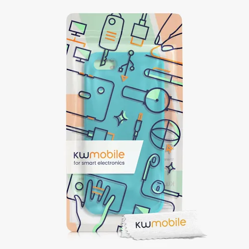 Miniatura 6 de kwmobile Funda Compatible con Apple iPhone SE (1.Gen 2016) / iPhone 5 / iPhone 5S Funda - Cubierta de Teléfono de Silicona TPU Suave - Cool Glacier