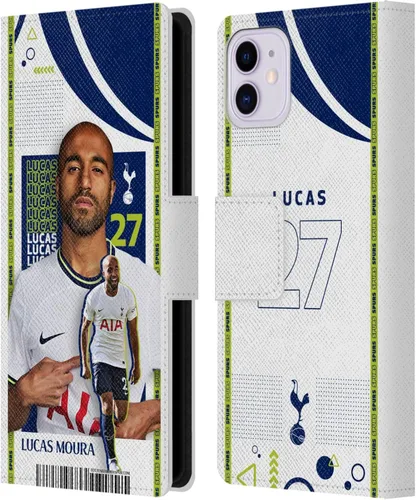 Miniatura 12 de Head Case Designs Officially Licensed Tottenham Hotspur F.C. Cristian Romero 2022/23 First Team Leather Wallet Case Compatible with Apple iPhone 11