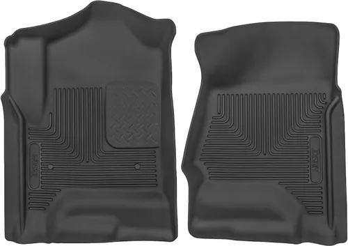 Husky Liners X-act Alfombrillas de Contorno para Piso | Se adapta a varios Chevrolet Silverado 2014-2020, GMC Sierra, Cadillac Escalade y ESV, Yukon